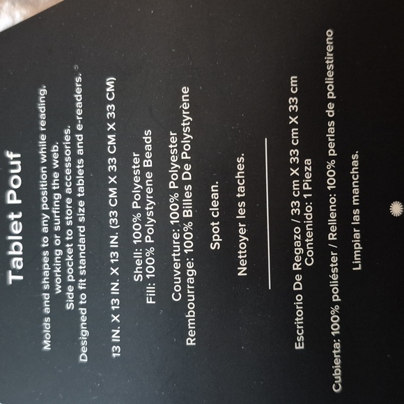 Ugg Polar Textured Tablet/kindle pouf New - Picture 6 of 8